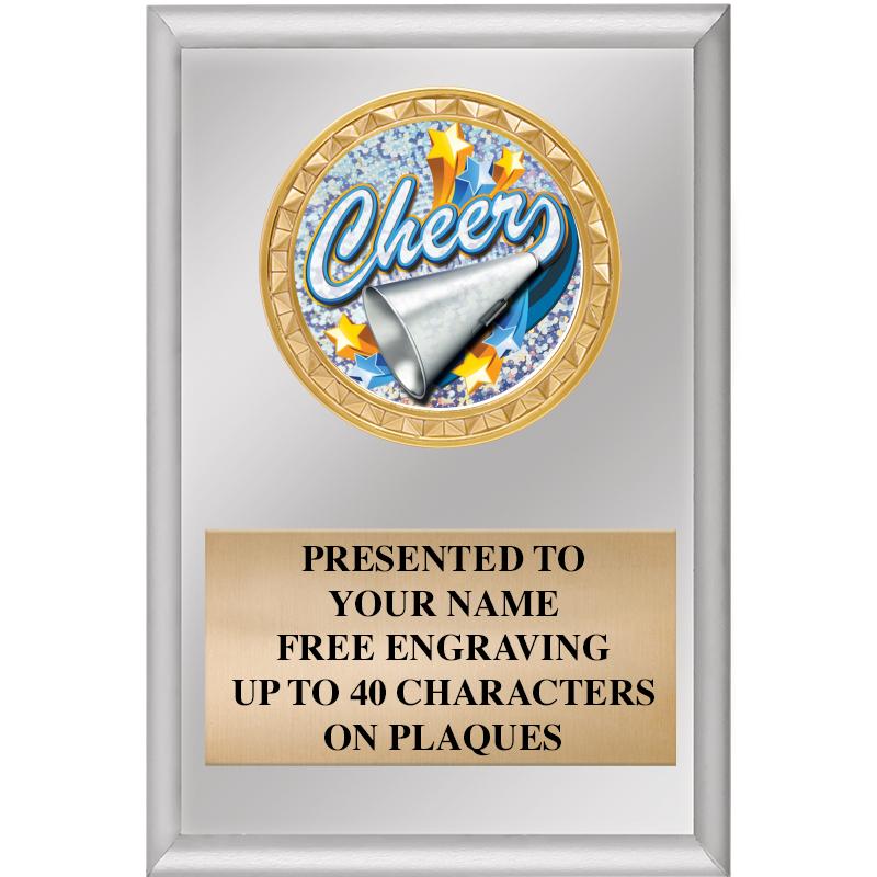 4" X 6" SILVER INSERT PLAQUE