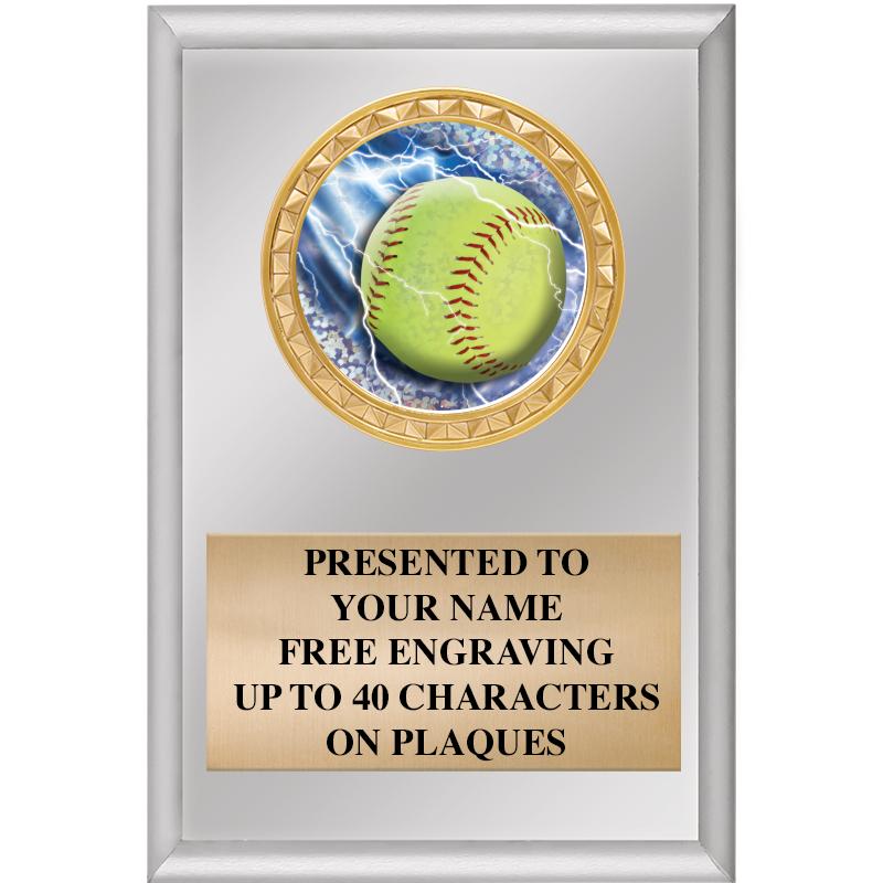 4" X 6" SILVER INSERT PLAQUE