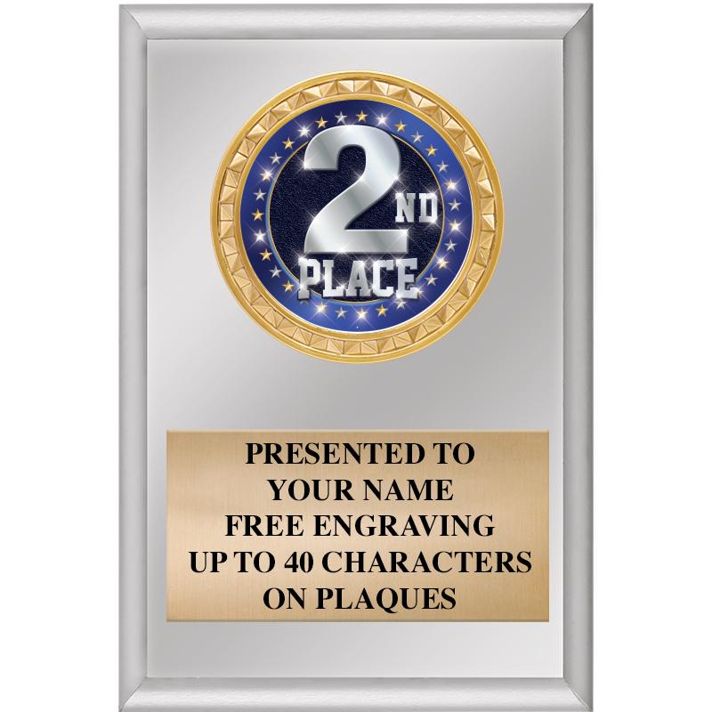 4" X 6" SILVER INSERT PLAQUE