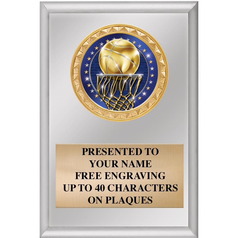 4" X 6" SILVER INSERT PLAQUE