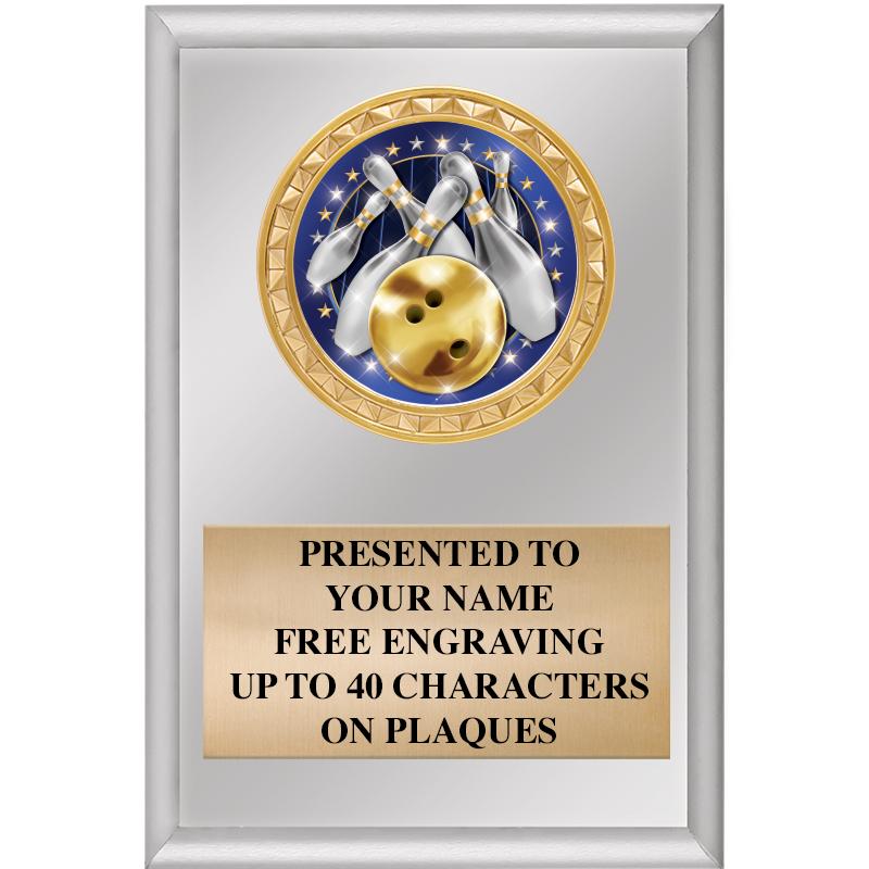 4" X 6" SILVER INSERT PLAQUE