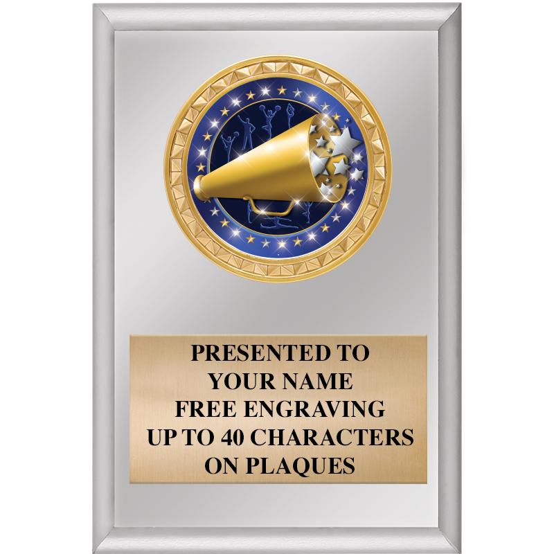 4" X 6" SILVER INSERT PLAQUE