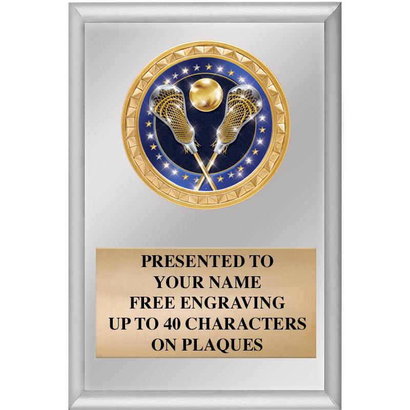 4" X 6" SILVER INSERT PLAQUE