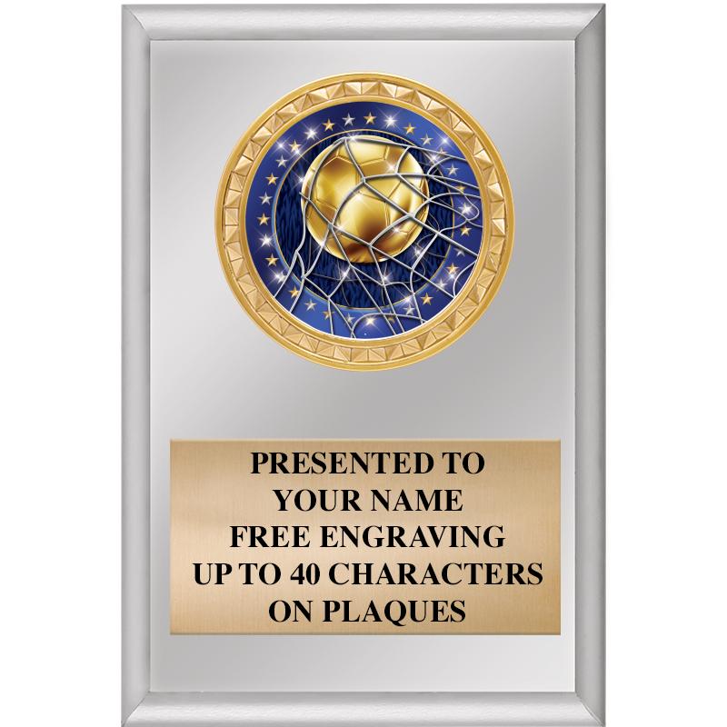 4" X 6" SILVER INSERT PLAQUE