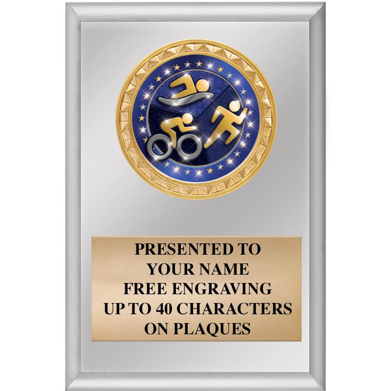 4" X 6" SILVER INSERT PLAQUE