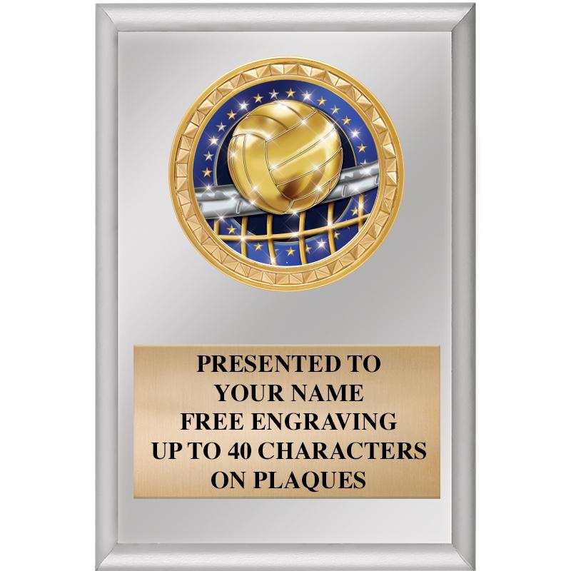 4" X 6" SILVER INSERT PLAQUE