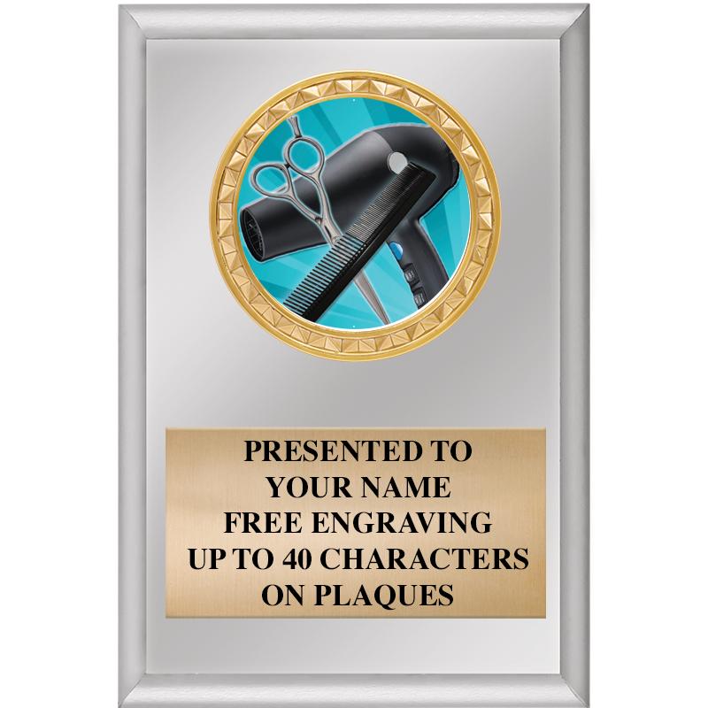 4" X 6" SILVER INSERT PLAQUE