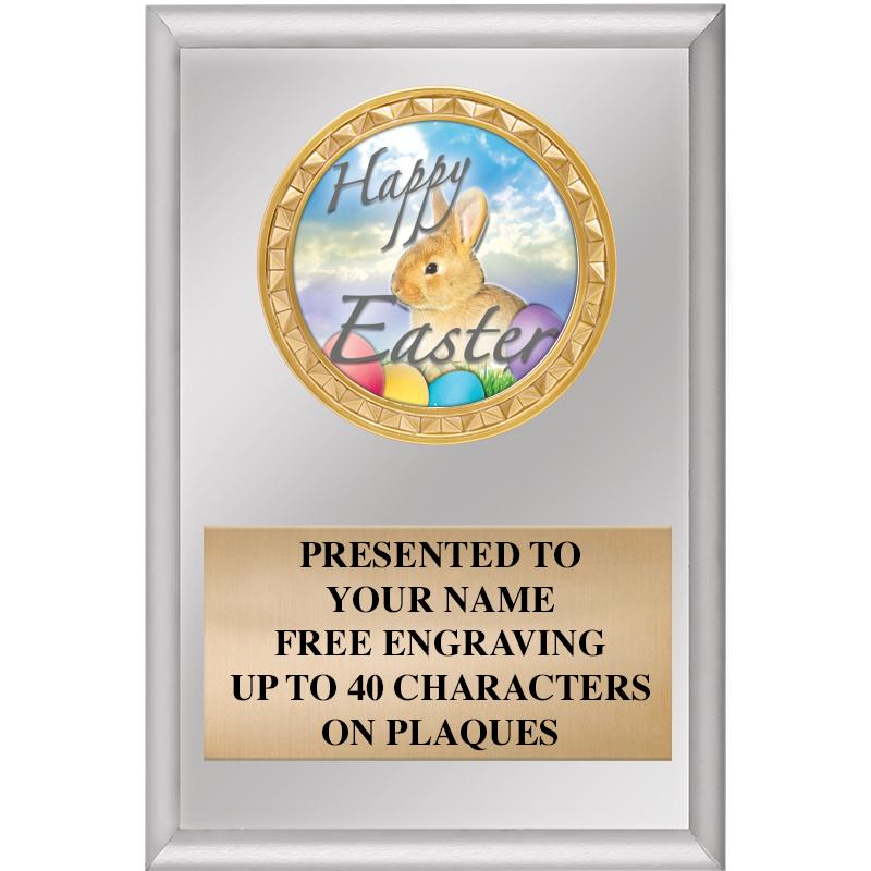 4" X 6" SILVER INSERT PLAQUE