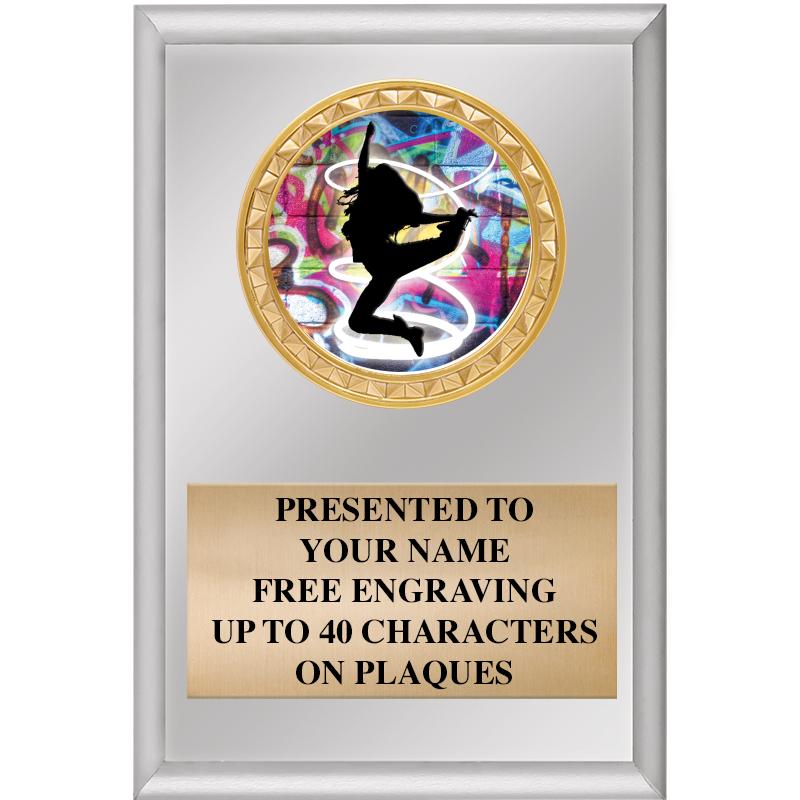 4" X 6" SILVER INSERT PLAQUE