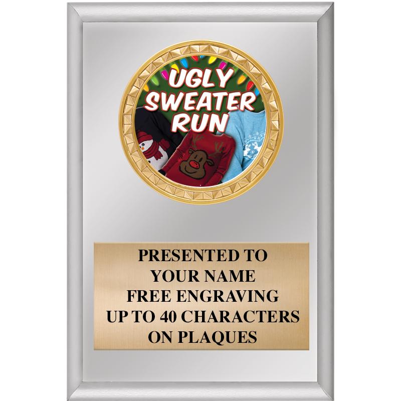 4" X 6" SILVER INSERT PLAQUE