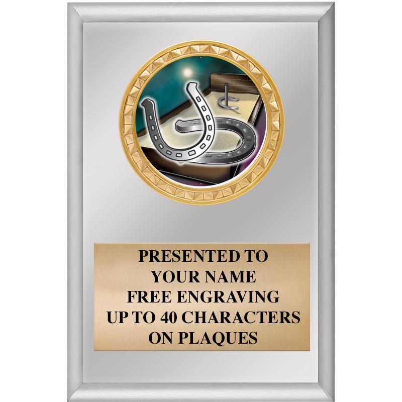 4" X 6" SILVER INSERT PLAQUE