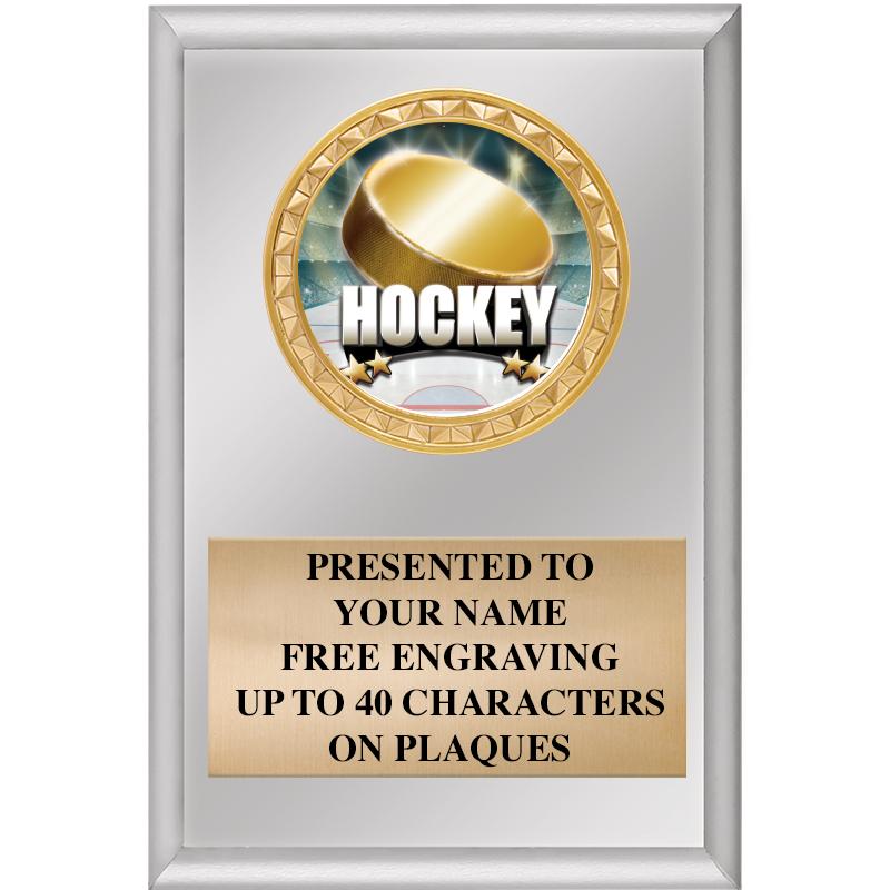 4" X 6" SILVER INSERT PLAQUE