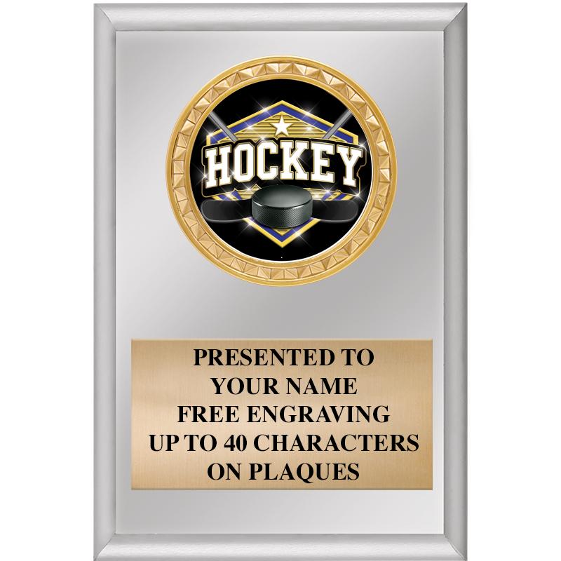 4" X 6" SILVER INSERT PLAQUE