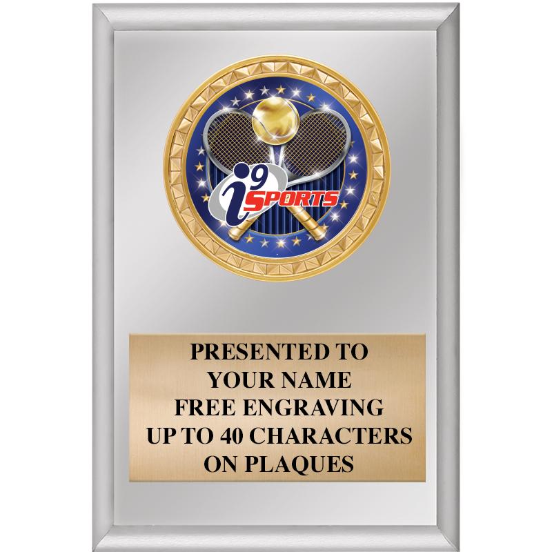 4" X 6" SILVER INSERT PLAQUE