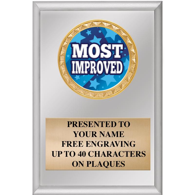 4" X 6" SILVER INSERT PLAQUE