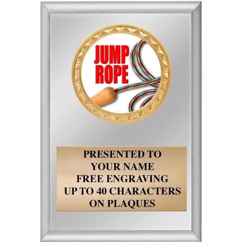 4" X 6" SILVER INSERT PLAQUE