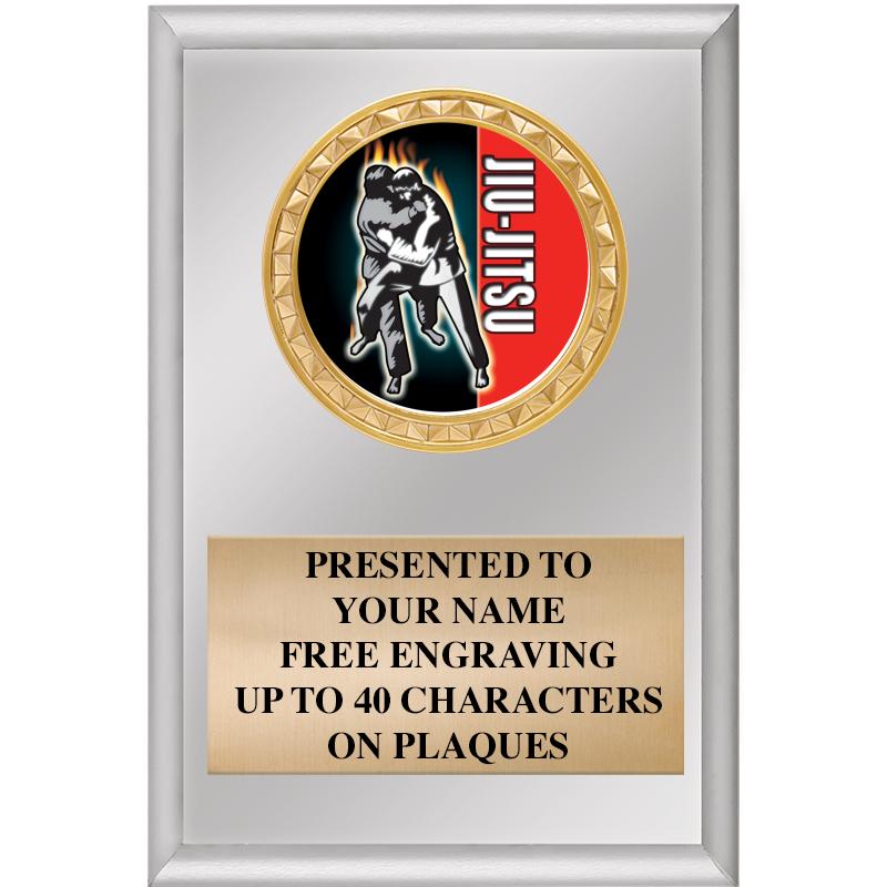 4" X 6" SILVER INSERT PLAQUE
