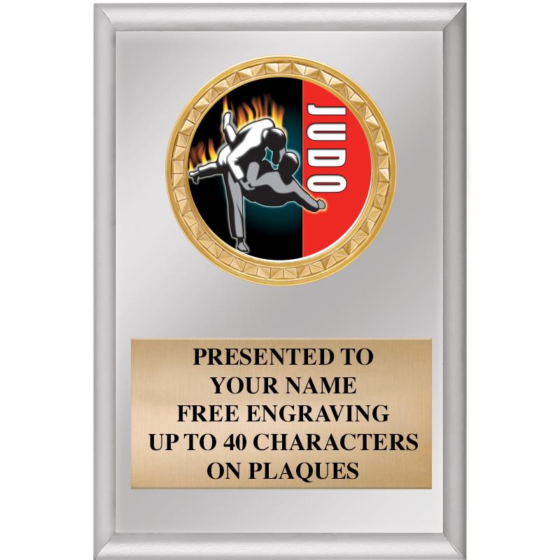 4" X 6" SILVER INSERT PLAQUE