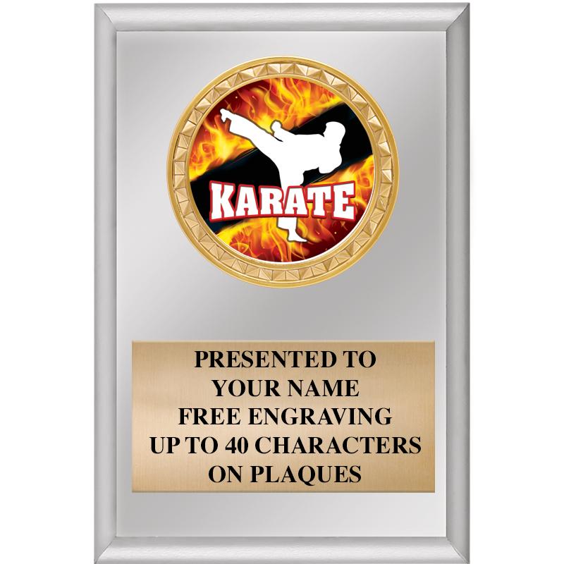 4" X 6" SILVER INSERT PLAQUE