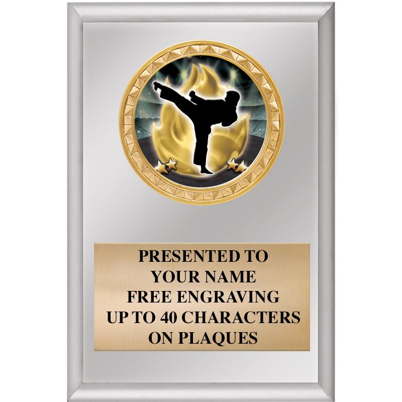 4" X 6" SILVER INSERT PLAQUE