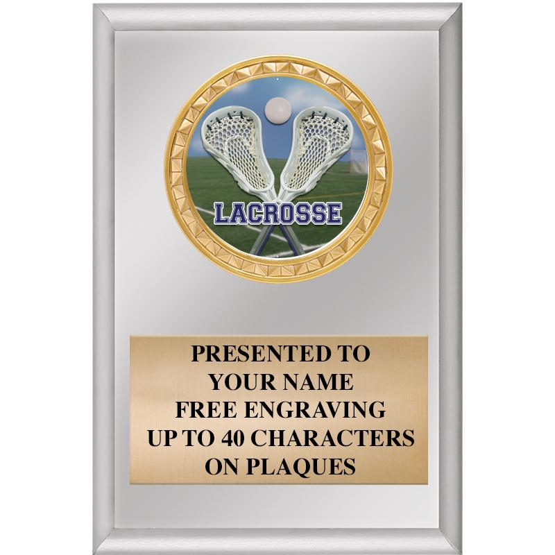 4" X 6" SILVER INSERT PLAQUE