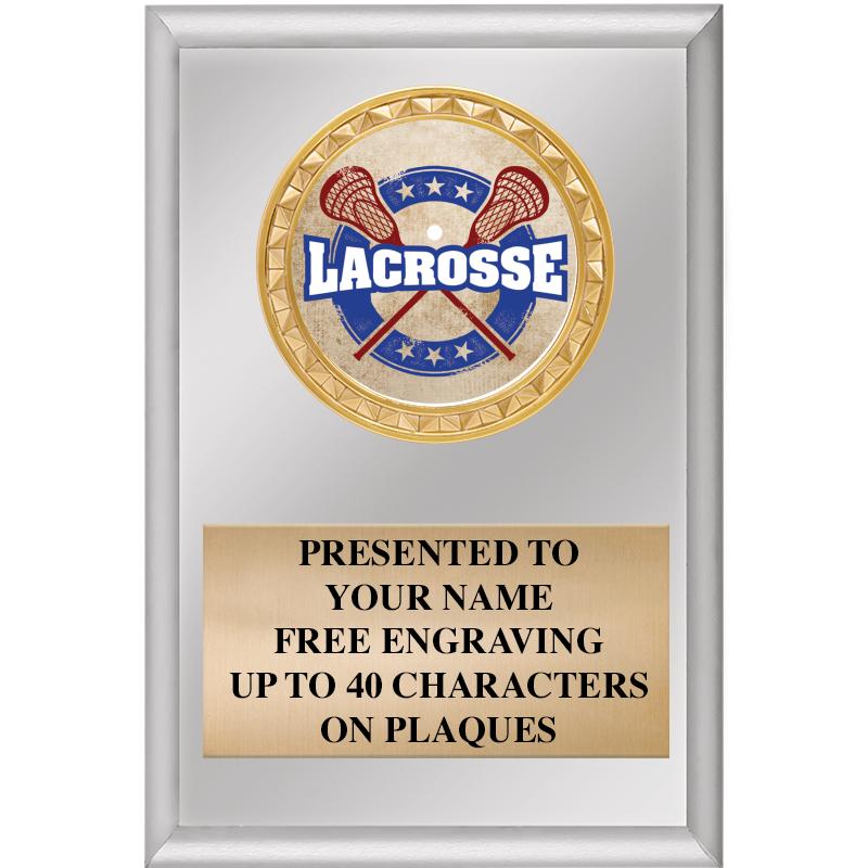 4" X 6" SILVER INSERT PLAQUE