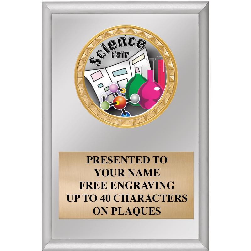 4" X 6" SILVER INSERT PLAQUE