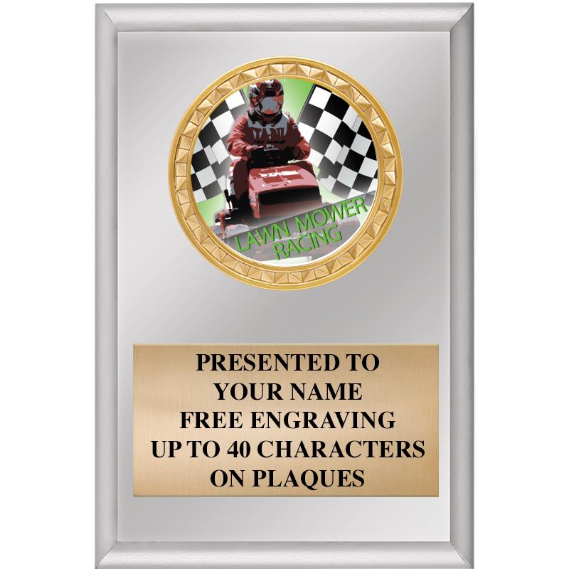 4" X 6" SILVER INSERT PLAQUE