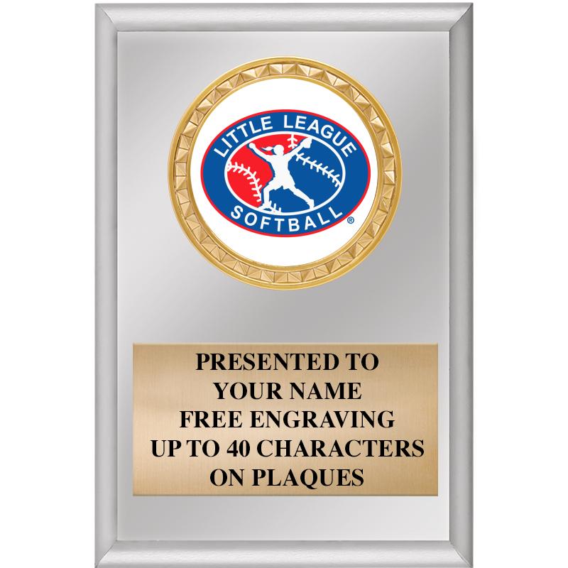 4" X 6" SILVER INSERT PLAQUE