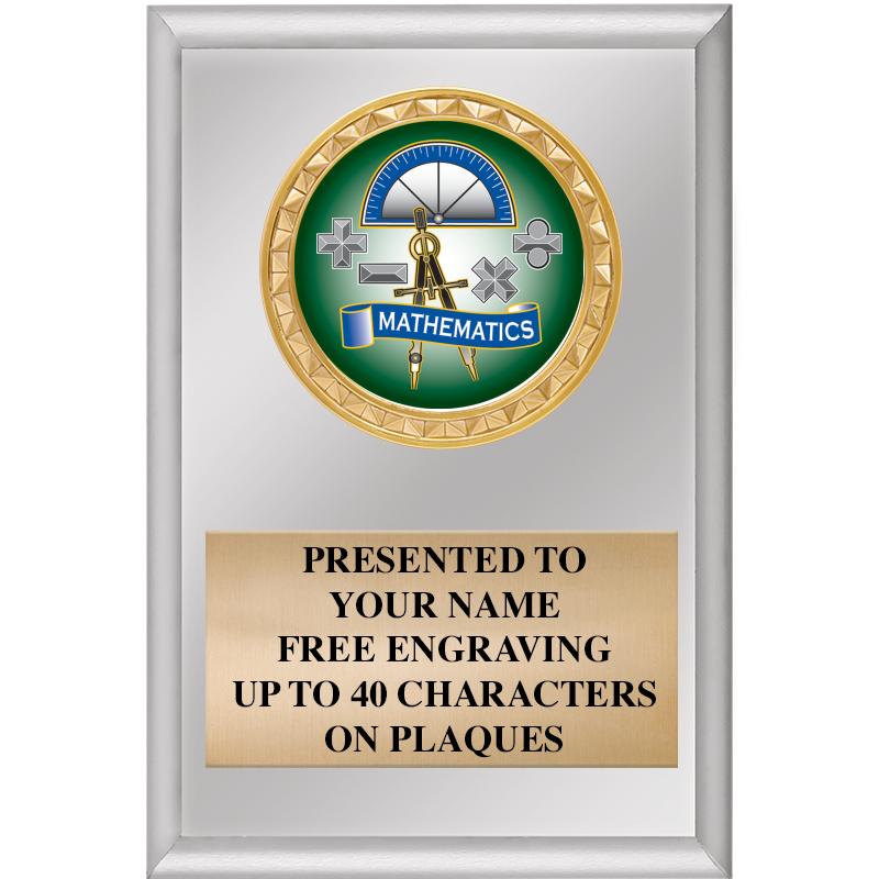 4" X 6" SILVER INSERT PLAQUE