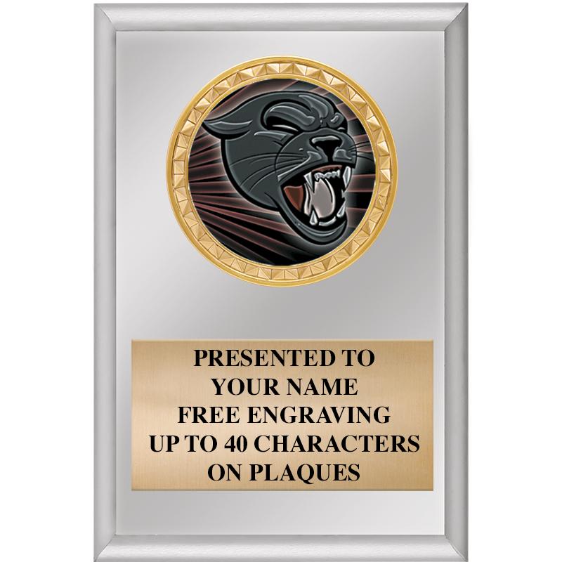 4" X 6" SILVER INSERT PLAQUE