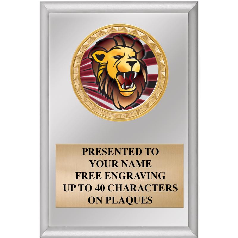 4" X 6" SILVER INSERT PLAQUE