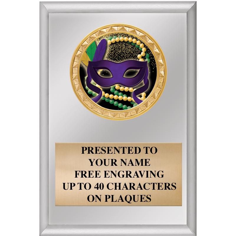 4" X 6" SILVER INSERT PLAQUE