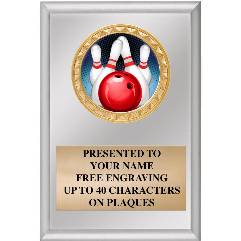 4" X 6" SILVER INSERT PLAQUE