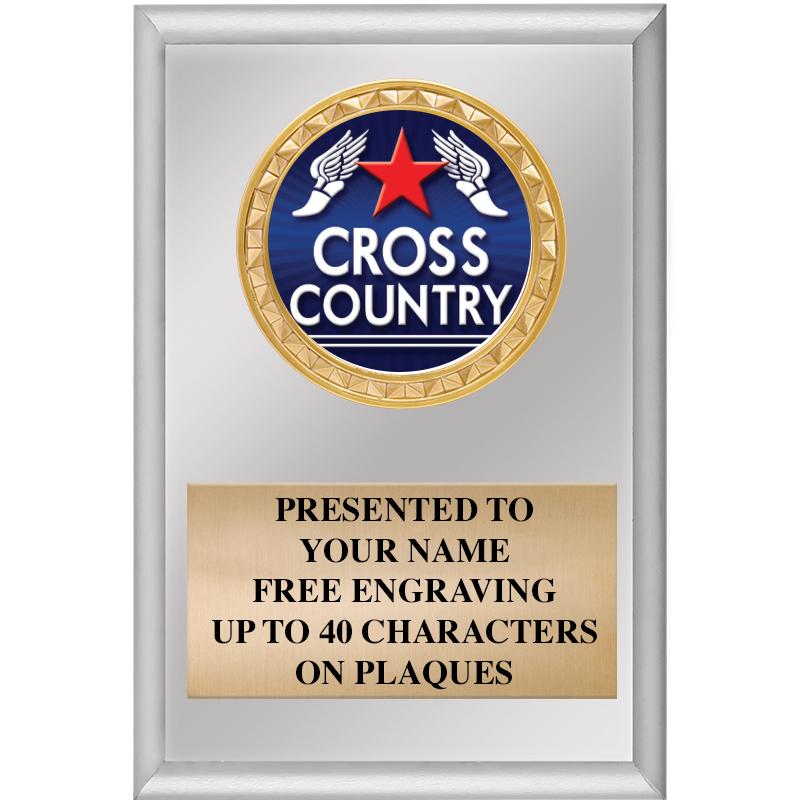 4" X 6" SILVER INSERT PLAQUE