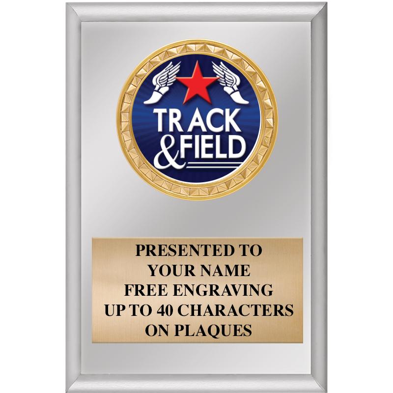 4" X 6" SILVER INSERT PLAQUE