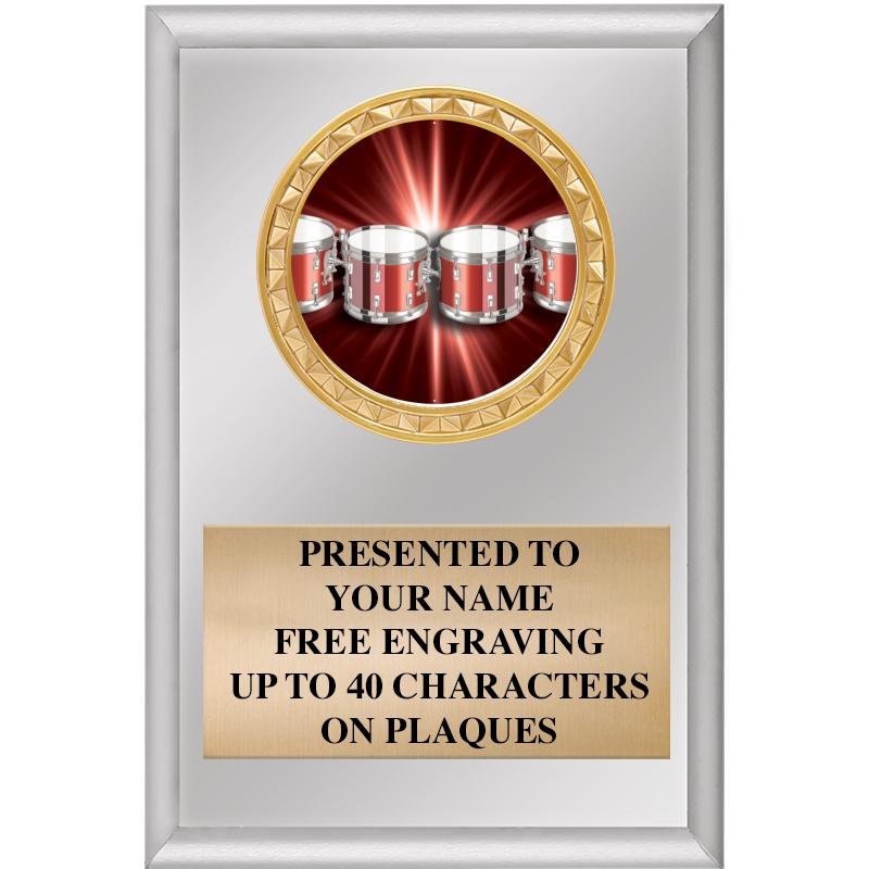 4" X 6" SILVER INSERT PLAQUE