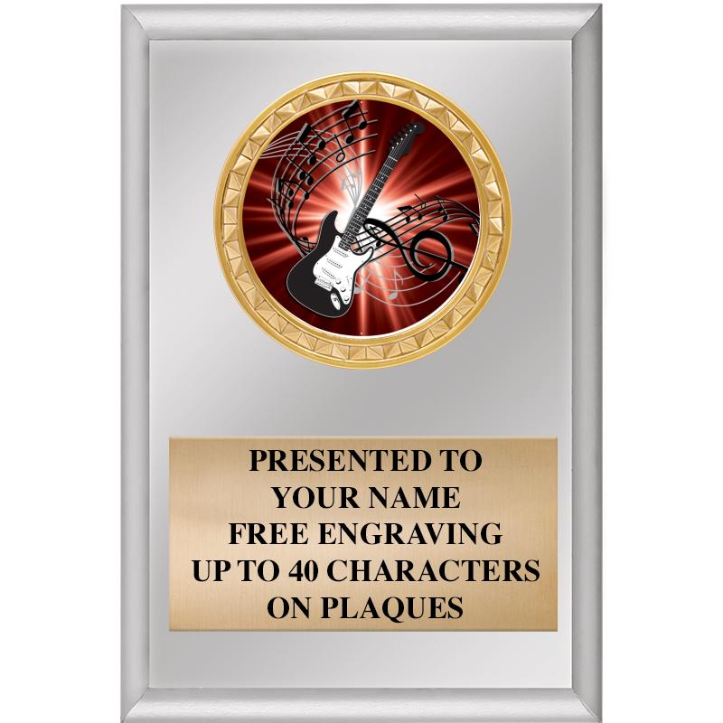 4" X 6" SILVER INSERT PLAQUE