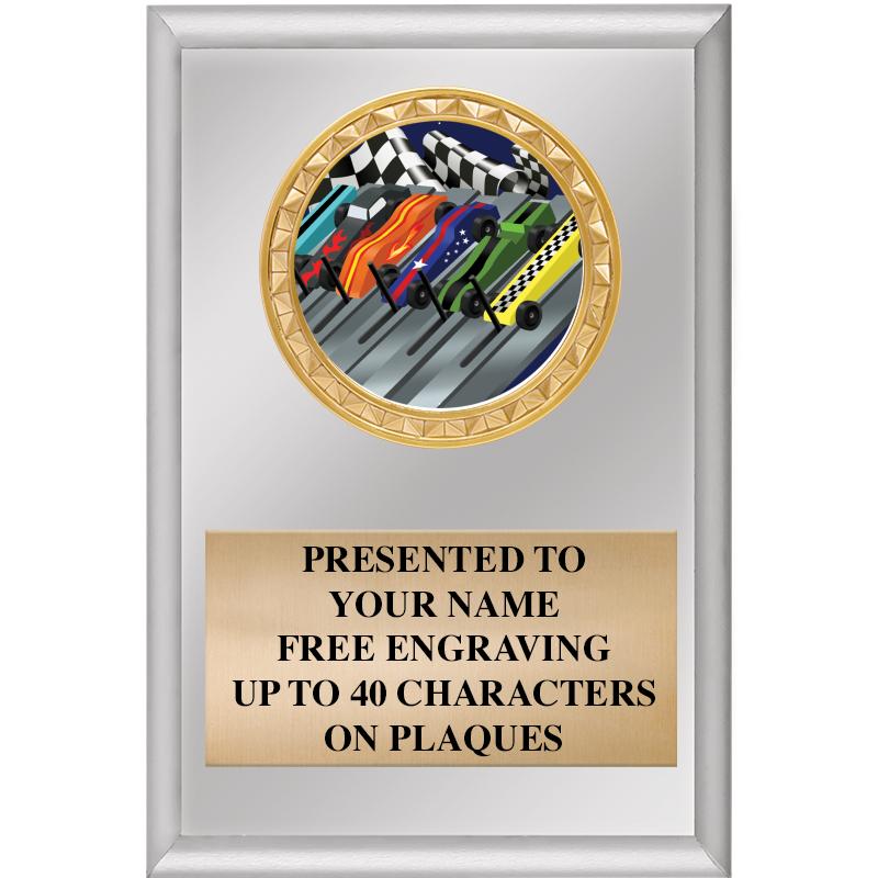 4" X 6" SILVER INSERT PLAQUE