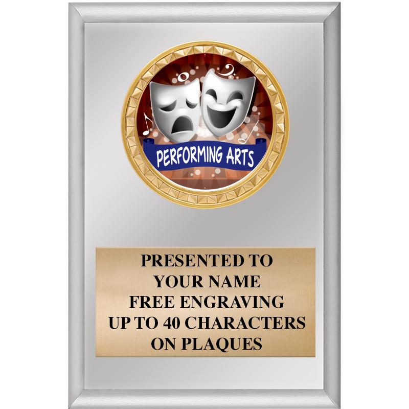 4" X 6" SILVER INSERT PLAQUE