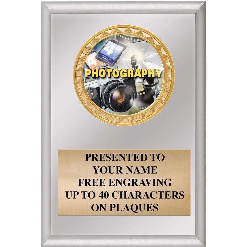 4" X 6" SILVER INSERT PLAQUE