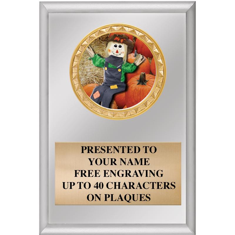 4" X 6" SILVER INSERT PLAQUE