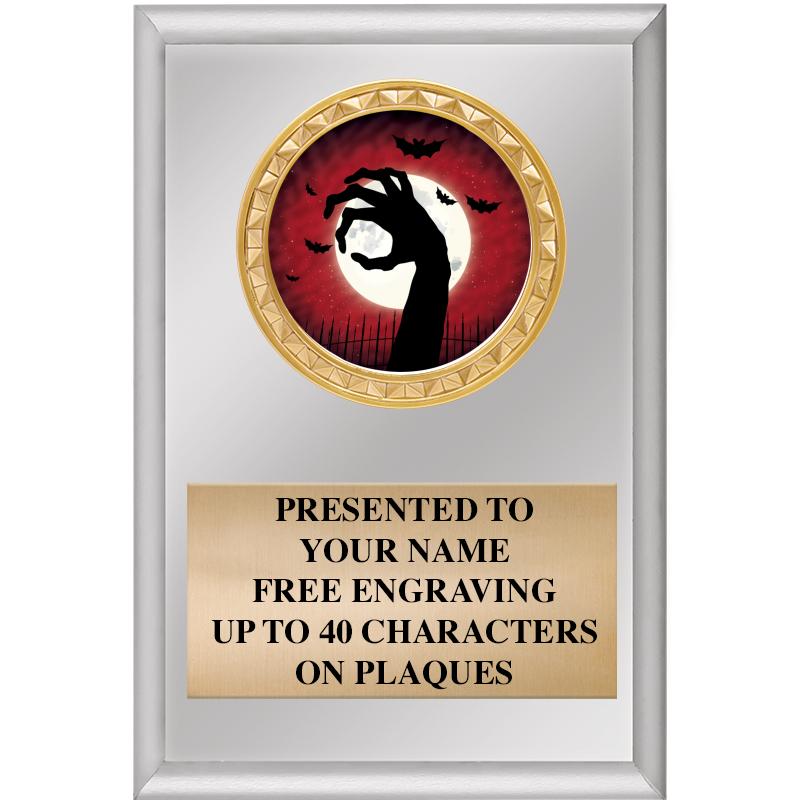 4" X 6" SILVER INSERT PLAQUE