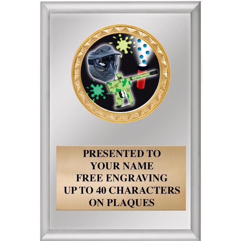 4" X 6" SILVER INSERT PLAQUE