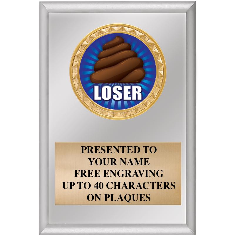 4" X 6" SILVER INSERT PLAQUE