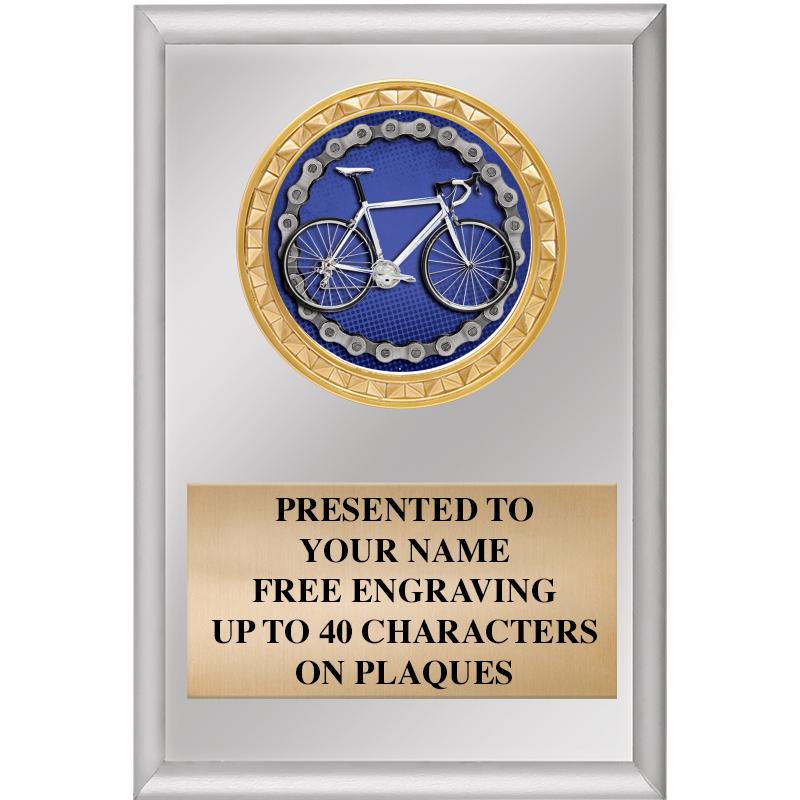 4" X 6" SILVER INSERT PLAQUE