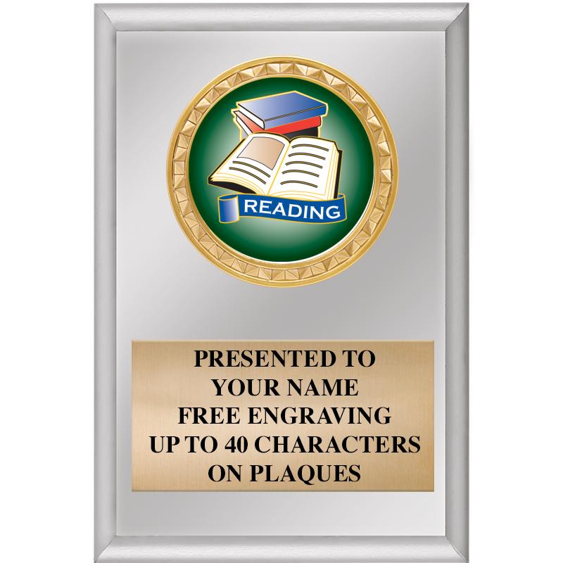 4" X 6" SILVER INSERT PLAQUE