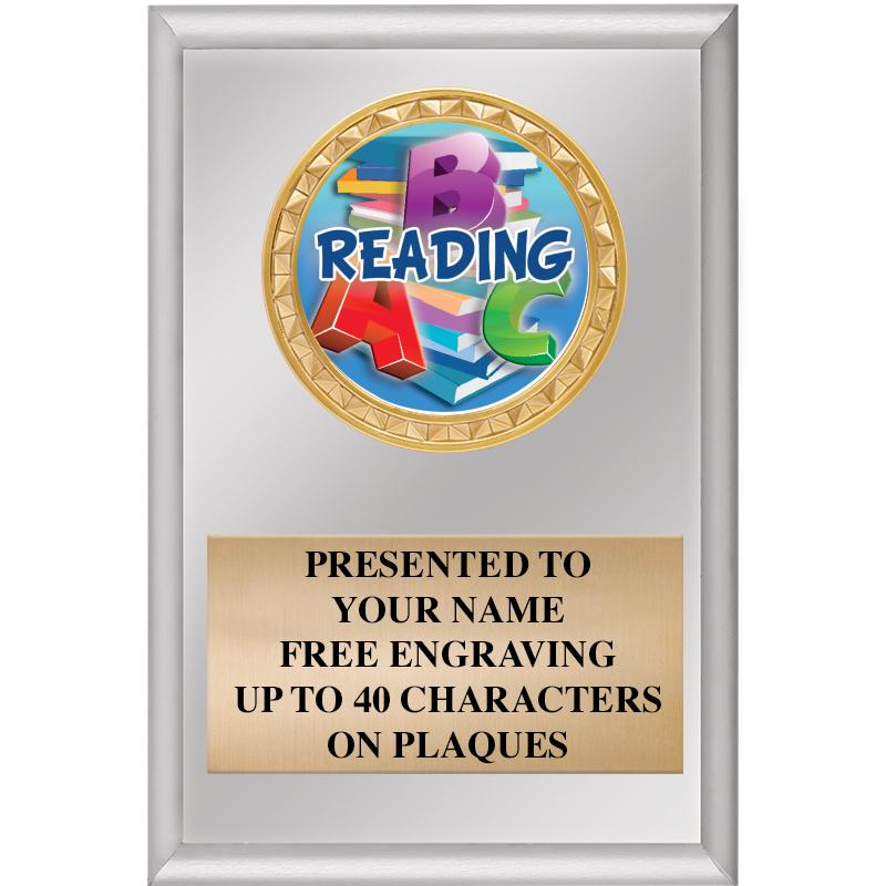 4" X 6" SILVER INSERT PLAQUE