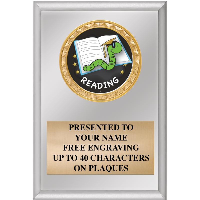 4" X 6" SILVER INSERT PLAQUE