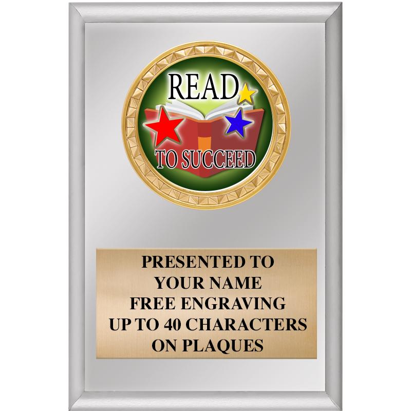 4" X 6" SILVER INSERT PLAQUE